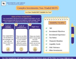 The Risks of Non-traded REITs, featured by top securities fraud attorneys, the White Law Group