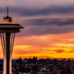 The Space Needle, located near the offices of a Seattle, Washington, securities attorney